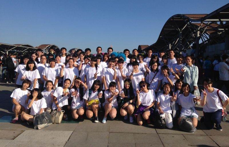 20140927-日语系-日语系大一新生彩虹跑活动圆满结束