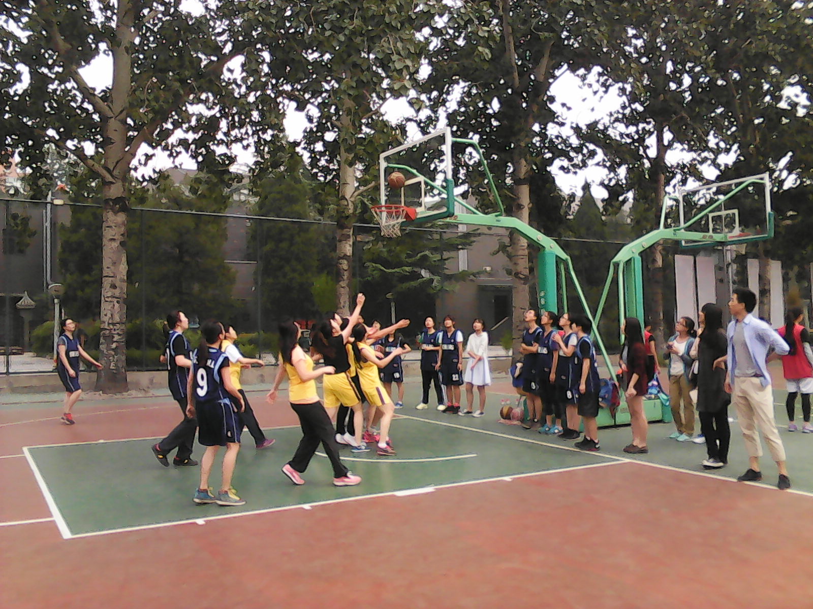 20140928-日语系-北外杯日语系女篮战胜法语系